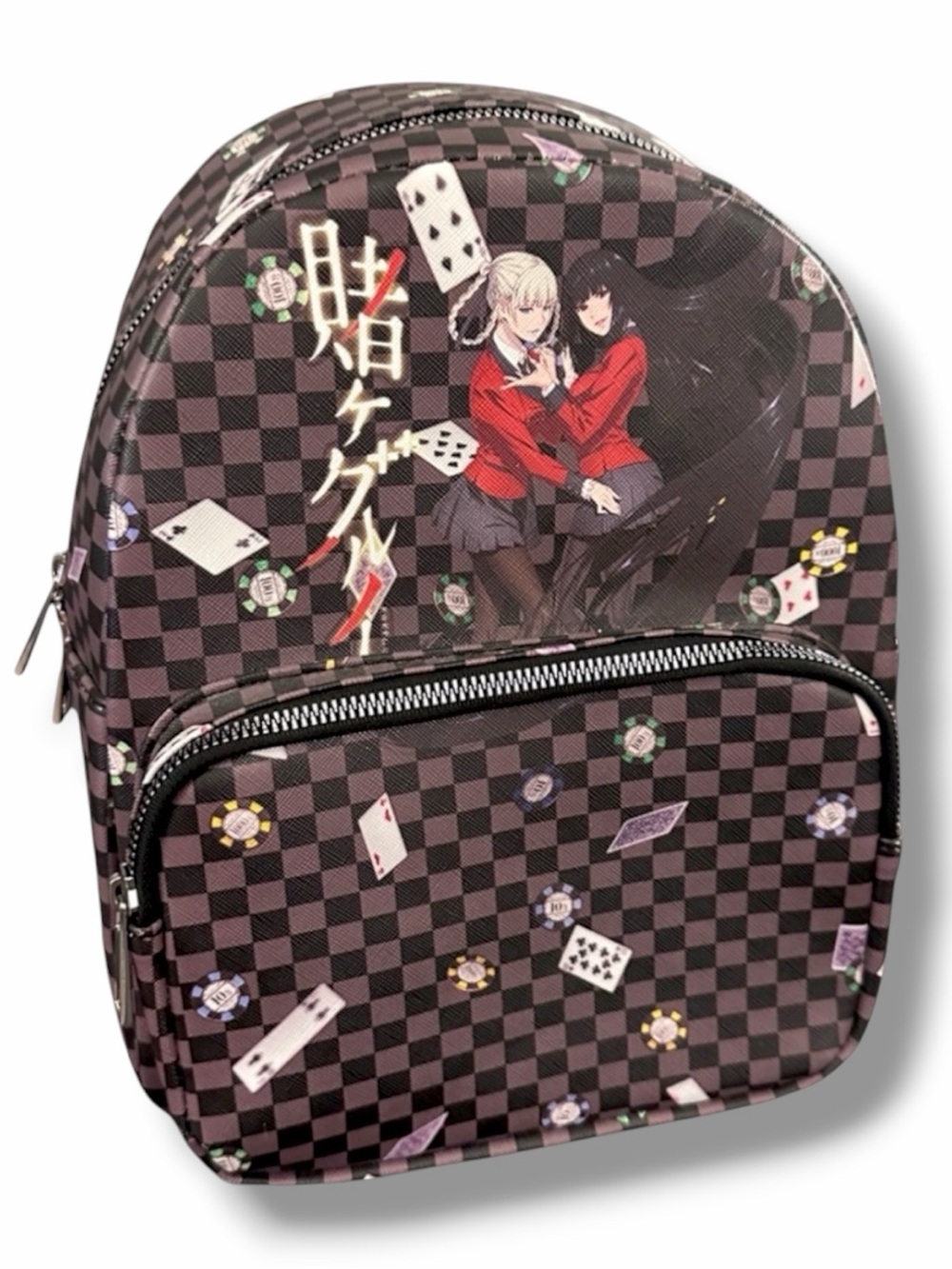 Kakegurui Yumeko Kirari Checkered Mini Backpack Hot Topic NWOT